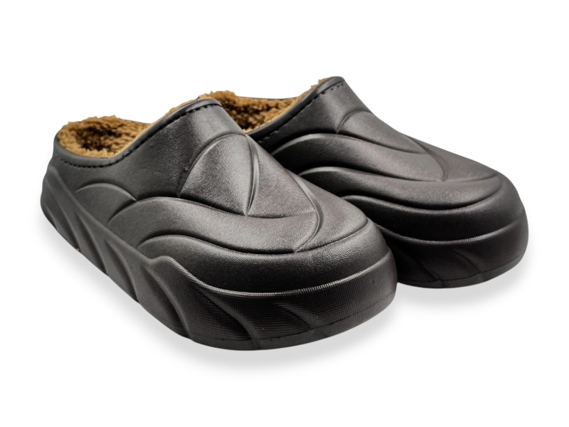 Сабо Rai shoes (36-41) C128 т.коричневий (зима)