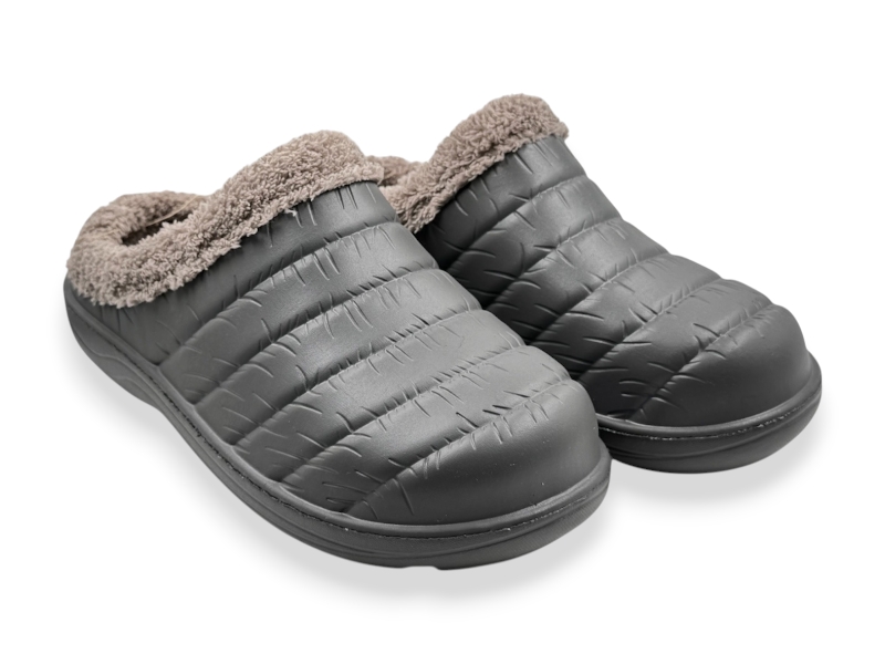 Сабо Rai shoes (36-41) C86 т.сірий (зима)