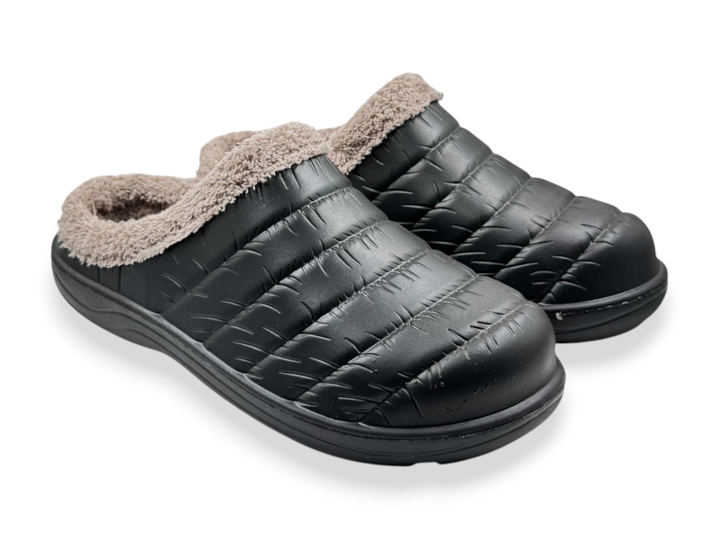Сабо Rai shoes (36-41) C86 чорний (зима)