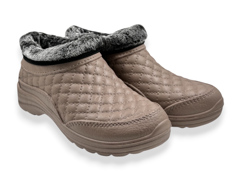 Галоши Rai shoes (37-42) Б03 коричневий (зима)