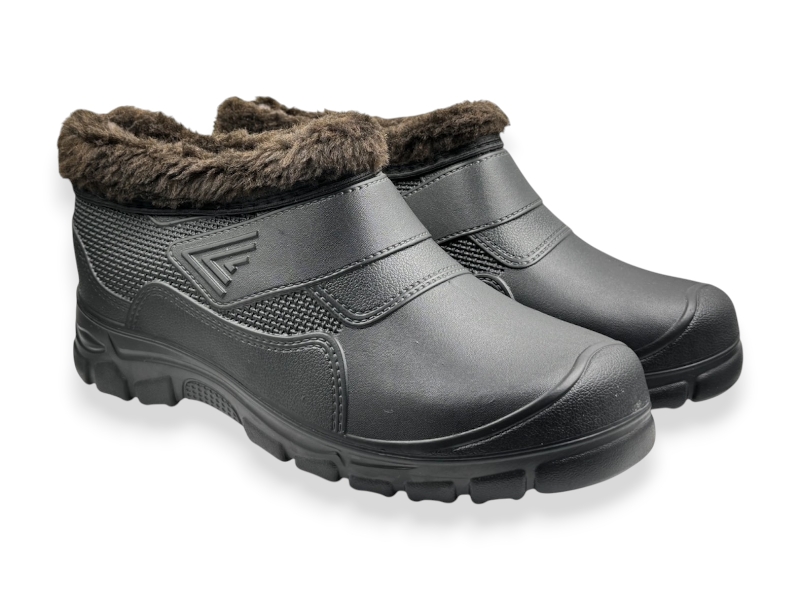 Галоши Rai shoes (41-46) Паяс нов.чорний (зима)