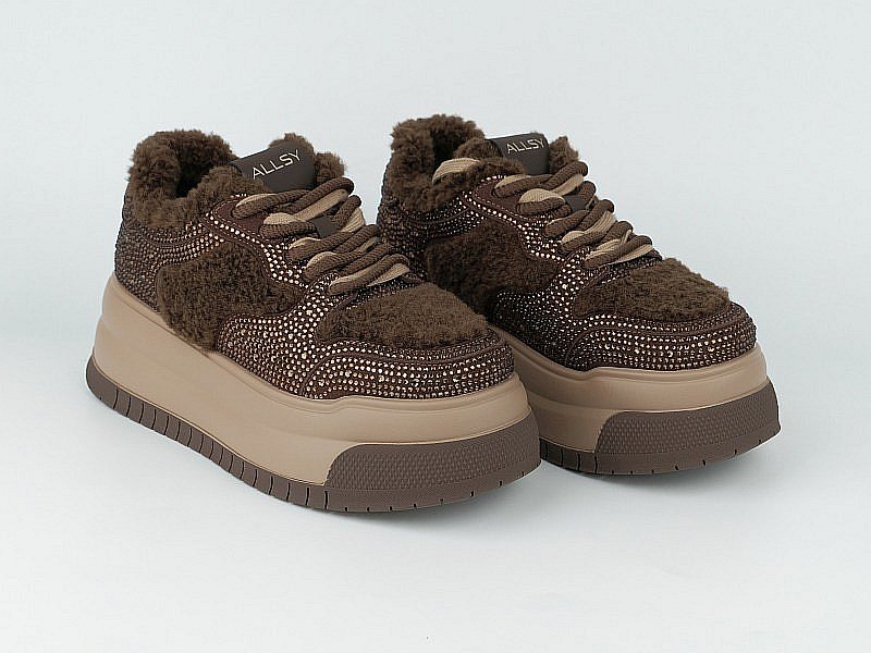 Кроссовки Allshoes (36-41) 217435 (зима)
