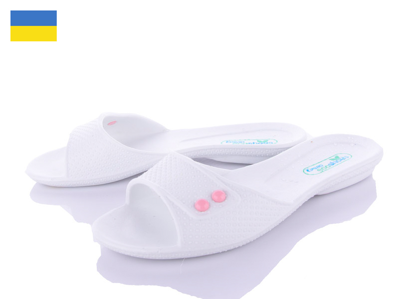 Шлепанцы Slipers (36-40) 107 white (лето)