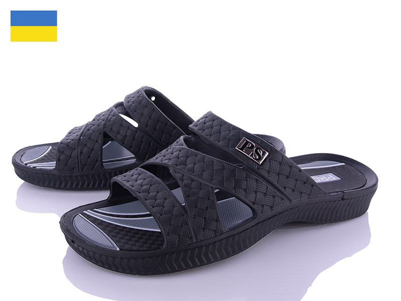 Шлепанцы Slipers (41-45) 229 black (лето)