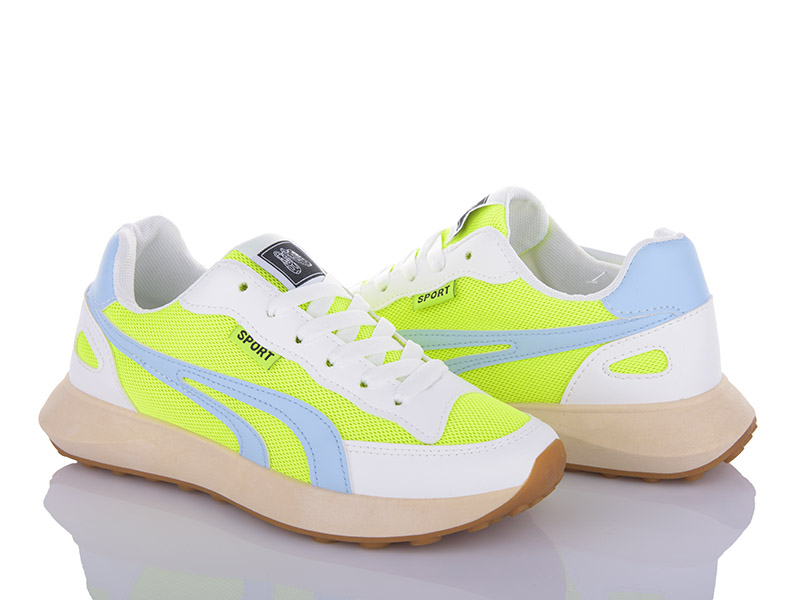 Кроссовки Violeta (36-41) 177-27 green (деми)