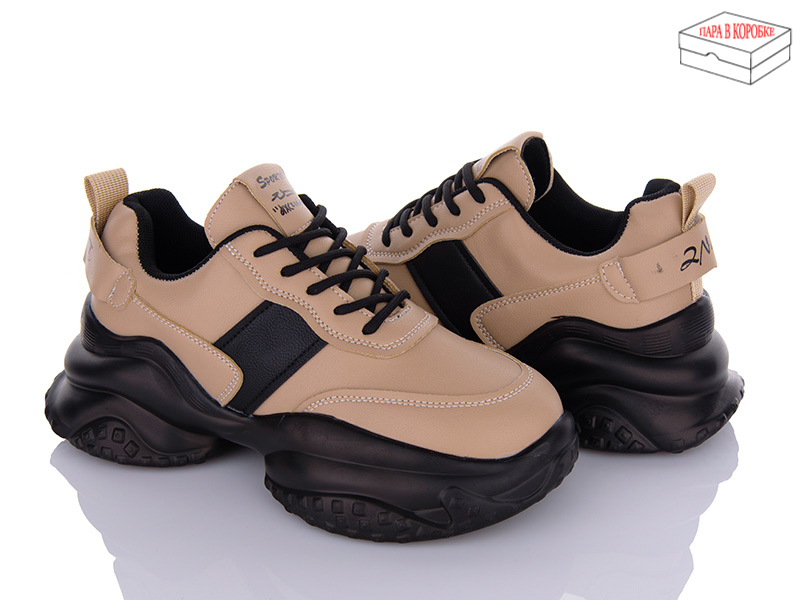 Кроссовки Ailaifa (36-41) 8110 khaki (деми)