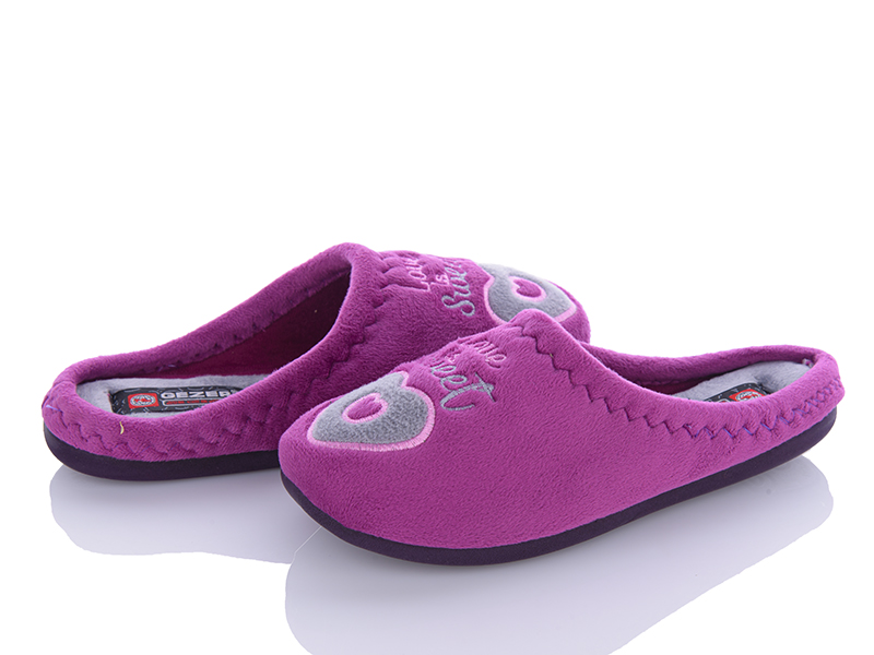 Тапочки Soylu (36-40) GE020 purple (зима)