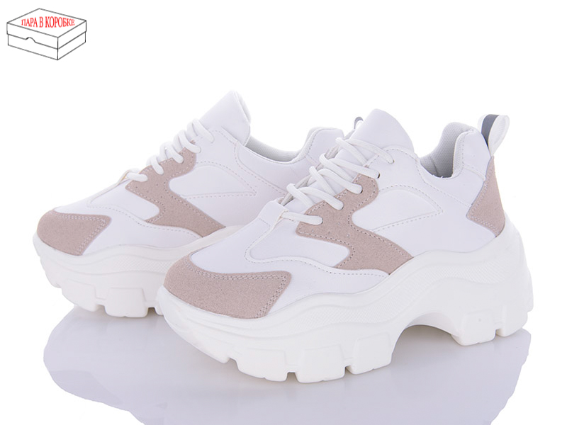 Кроссовки Ailaifa (36-41) A53 white піна (деми)