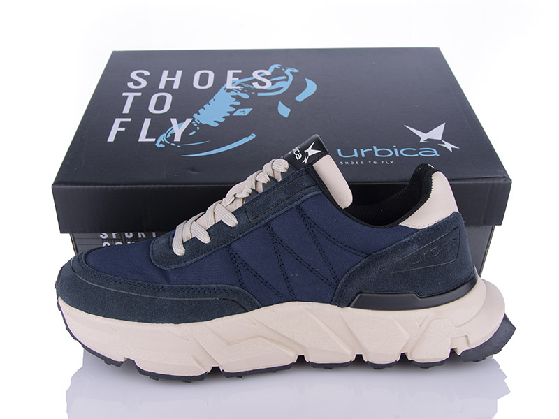 Кроссовки Restime (41-45) WMB24001 navy (деми)