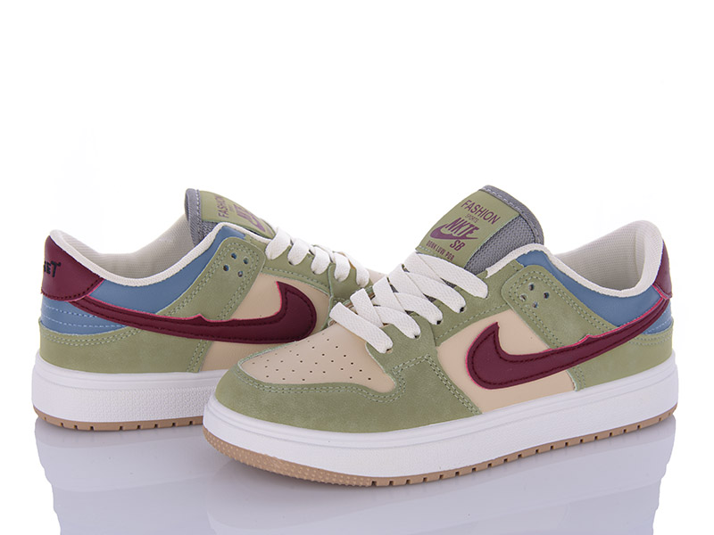 Кроссовки Violeta (36-40) 170-22 beige-green (деми)