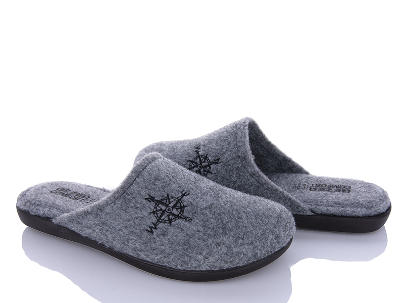 Тапочки Soylu (40-45) GE2444 grey (деми)