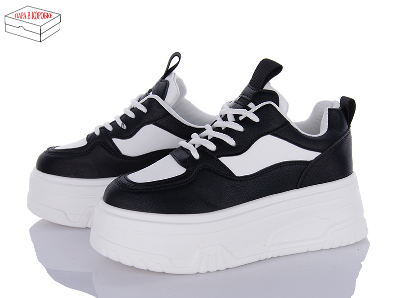 Кроссовки Ailaifa (36-41) 5050 white-black (деми)