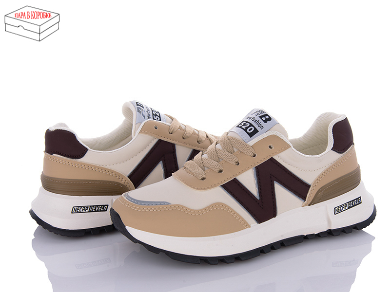 Кроссовки Ailaifa (36-41) C88 beige-khaki (деми)