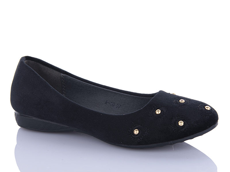 Балетки Xifa (36-41) A10 black (деми)