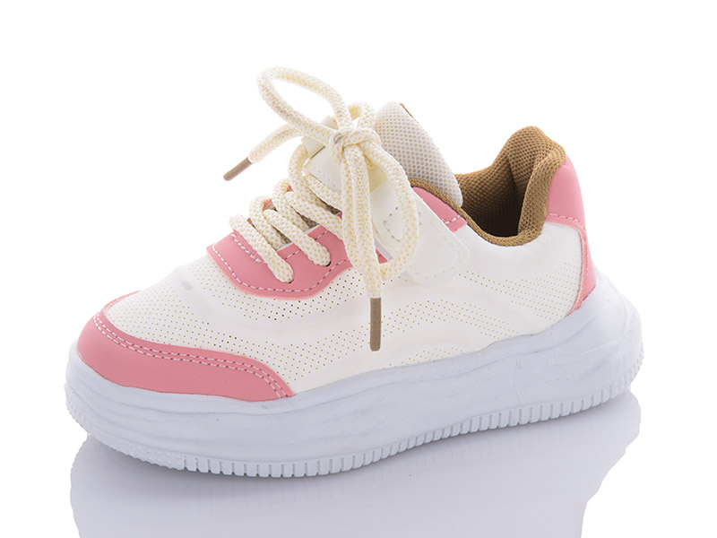 Кроссовки Леопард (26-30) 31B beige-pink (деми)