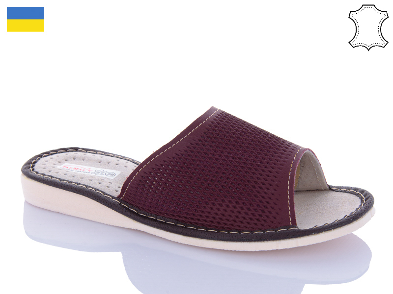 Тапочки Inblu (36-41) Перфорація бордо (деми)