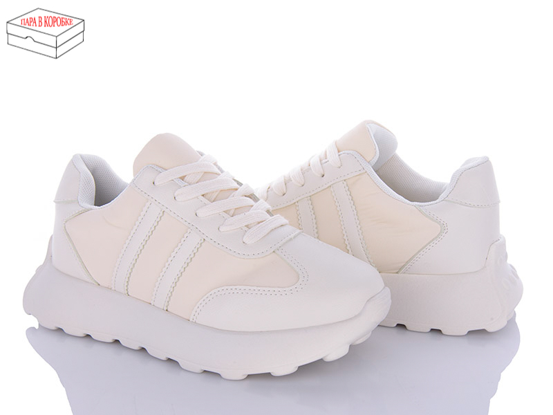Кроссовки Ailaifa (36-41) 2393 beige піна (деми)