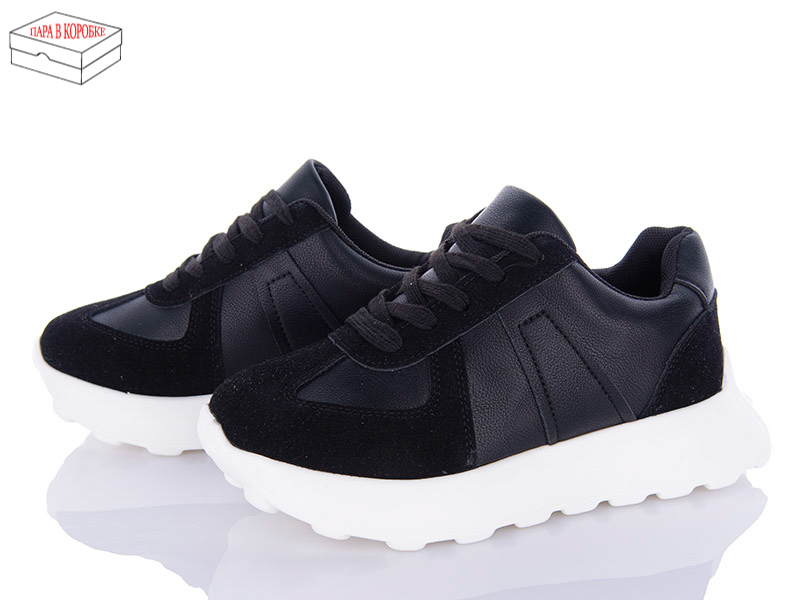 Кроссовки Ailaifa (36-41) 2395-1 black піна (деми)
