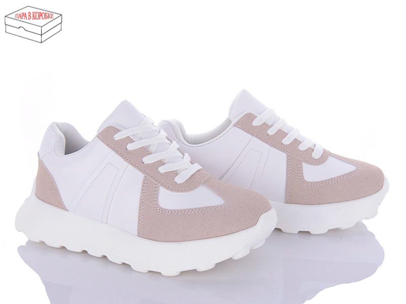Кроссовки Ailaifa (36-41) 2395-2 white піна (деми)
