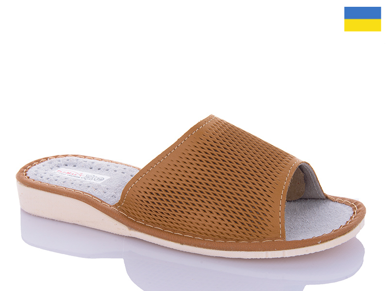 Тапочки Inblu (36-41) Перфор.коричневий (деми)