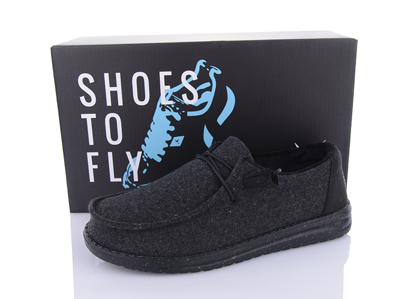 Туфли Restime (36-41) IWZ24465 black (деми)