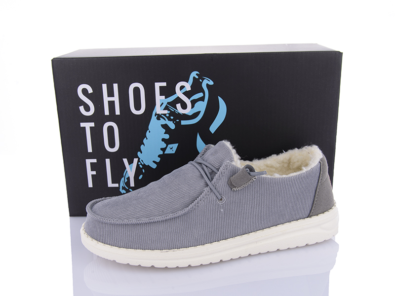 Туфли Restime (36-41) IWZ24470 grey (деми)