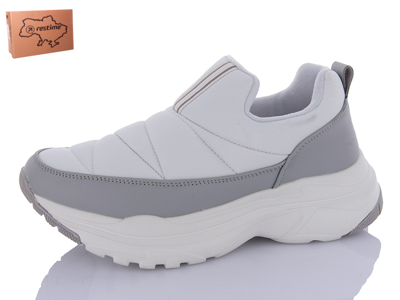 Ботинки Restime (36-41) JWZ24376 grey (деми)