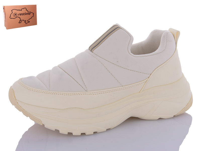Ботинки Restime (36-41) JWZ24376 white (деми)