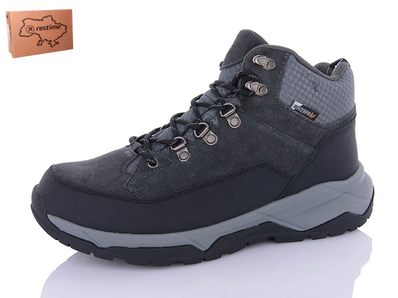 Кроссовки Restime (41-46) VMZ24277 grey (деми)