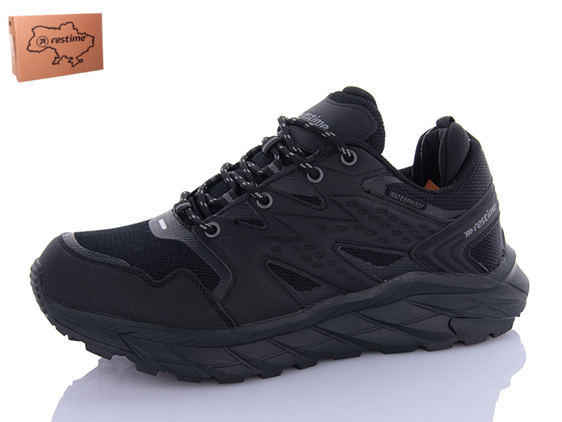 Кроссовки Restime (41-46) BMB24164 black (деми)
