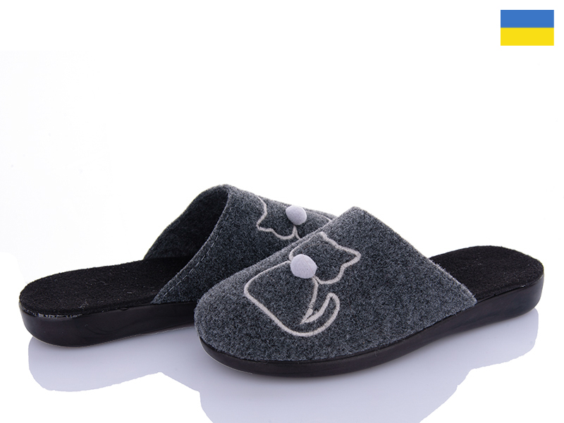Тапочки Inblu (37-41) 123-3 сірий (деми)