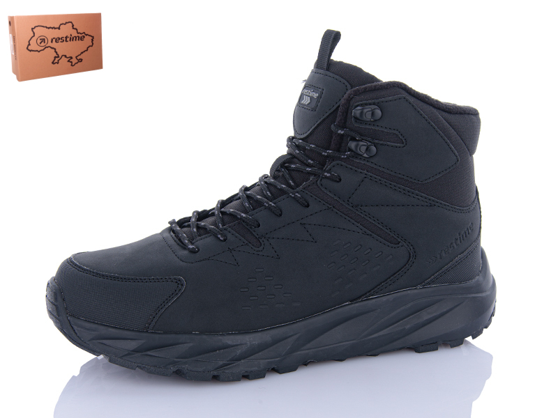 Кроссовки Restime (40-44) RMZ24194 black (деми)