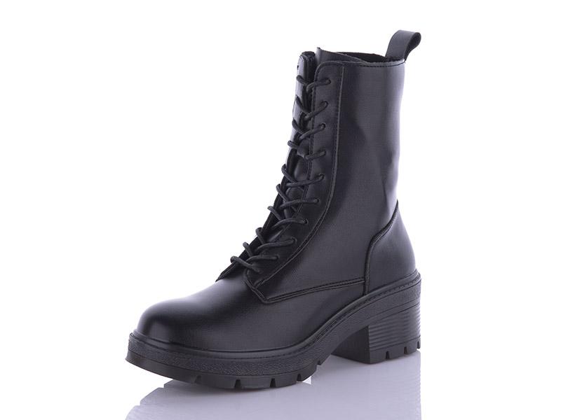 Ботинки Obuv Ok (36-41) 2095 black (деми)