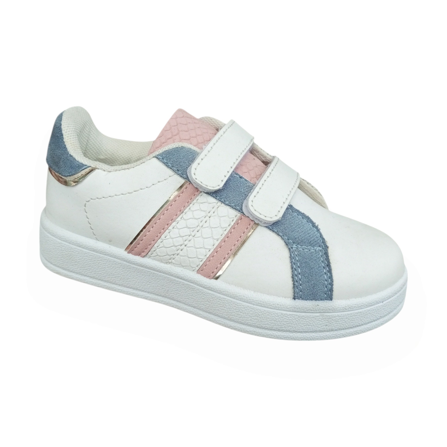 Кеды DvaClibee (24-29) Ber-D6 white-blue (деми)