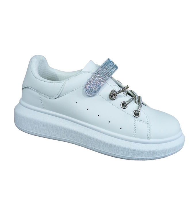 Кроссовки DvaClibee (30-35) Ber-H114 white (деми)