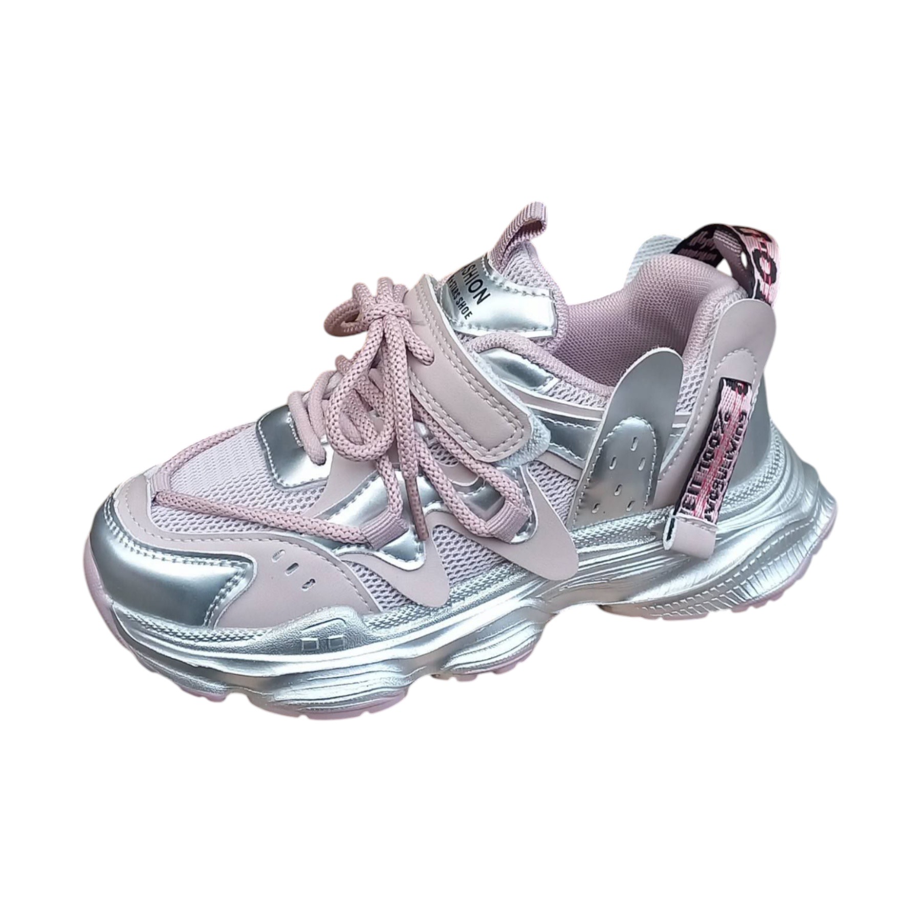Кроссовки DvaClibee (32-37) BC-LC10 pink (деми)