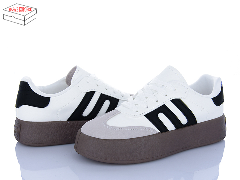 Кроссовки Ailaifa (36-41) DX03 white-black (деми)