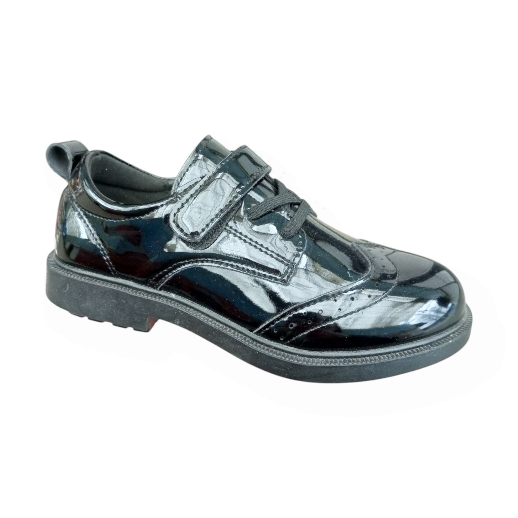 Туфли DvaClibee (26-31) Ber-N635 black (деми)