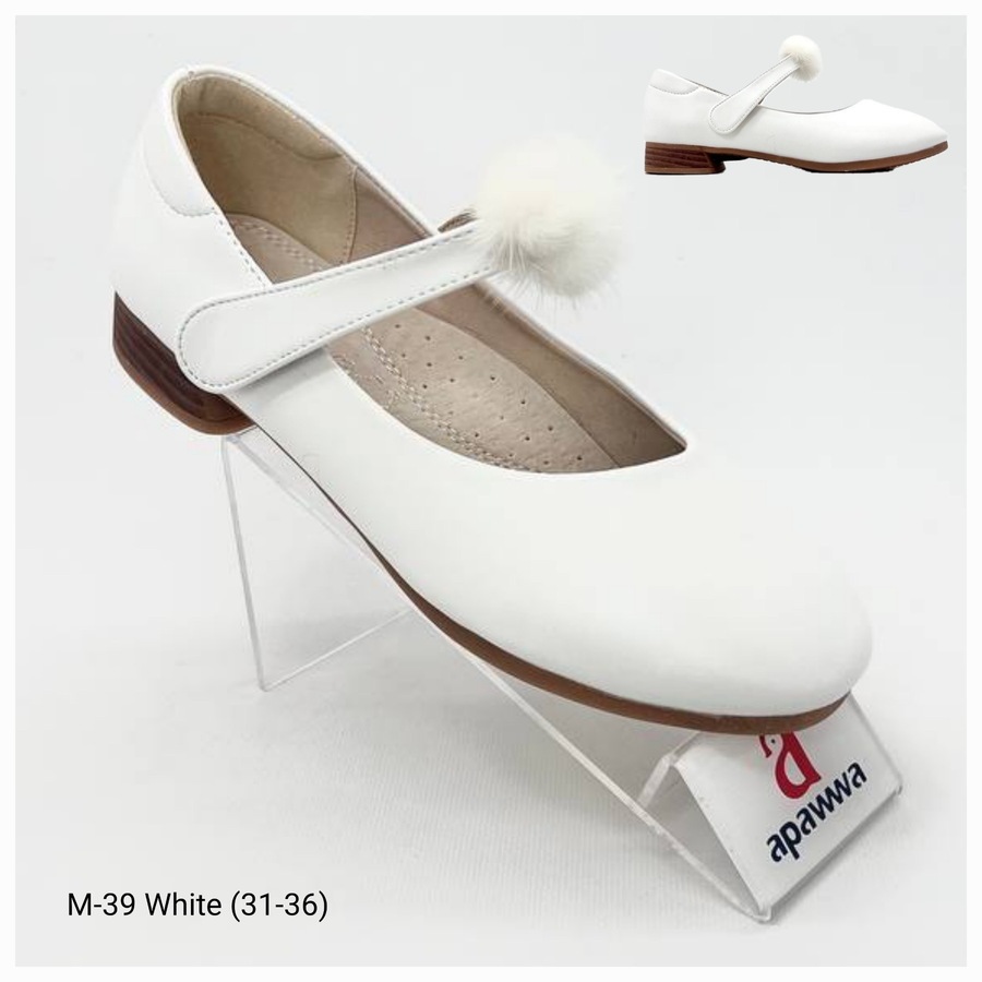 Туфли DvaClibee (31-36) Apa-M39 white (деми)