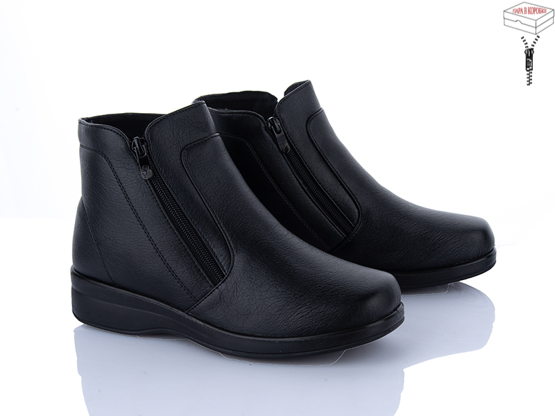 Ботинки Yuemingzu (37-43) 0801 black (зима)