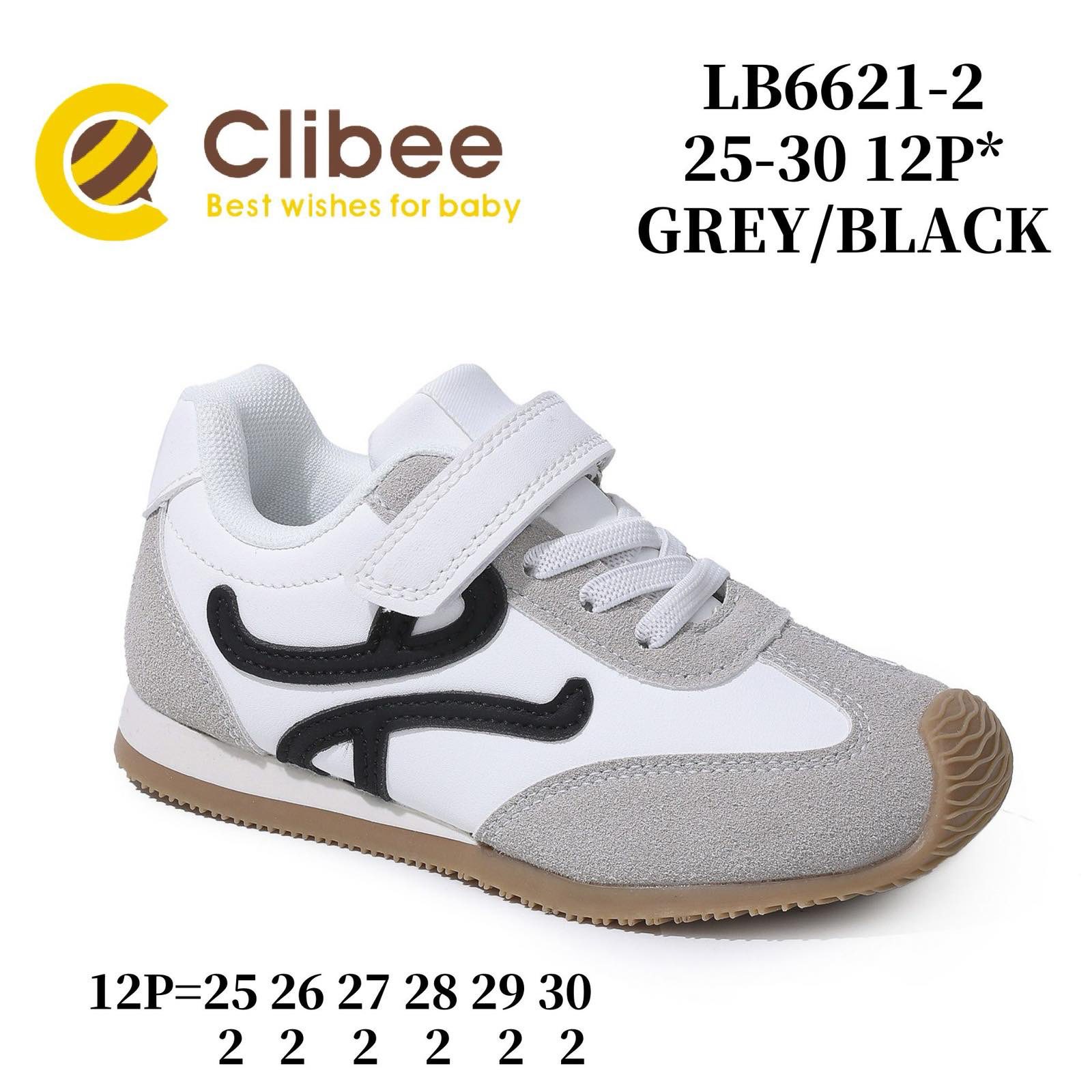 Кроссовки DvaClibee (25-30) MC-LB6621-2 grey-black (деми)