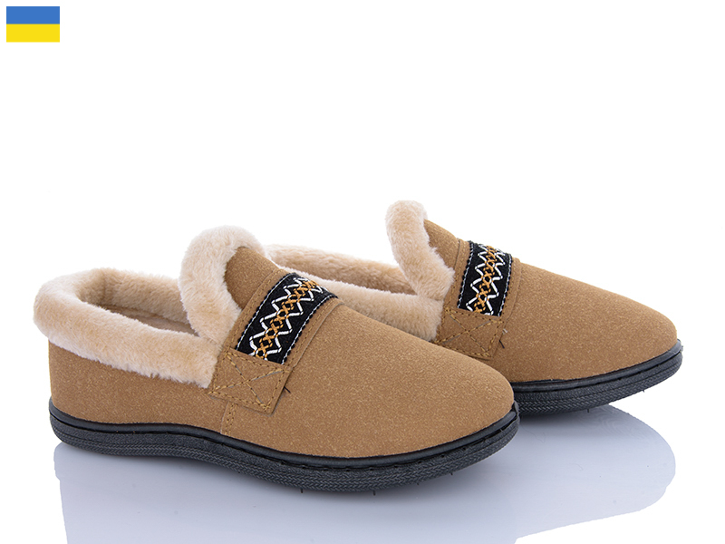 Тапочки Golden Lion (37-41) T06 карамель (зима)
