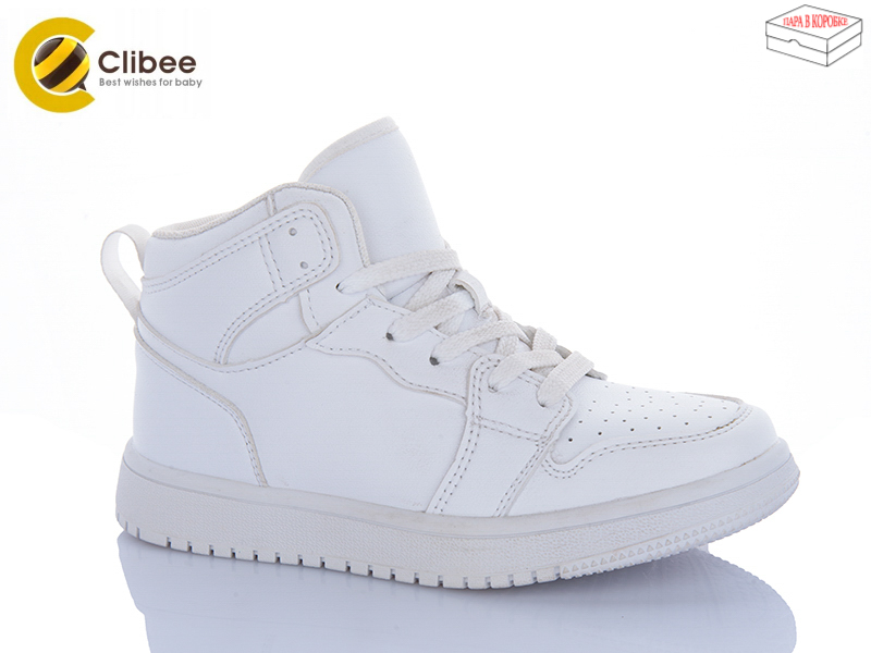 Кроссовки Clibee-Apawwa (32-37) TC829 white (деми)