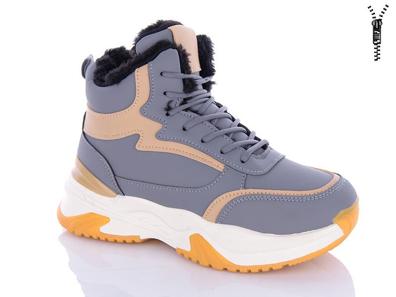 Ботинки Princess (36-41) MYP03 grey (зима)