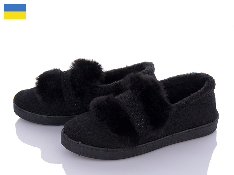 Туфли Roks (37-41) Progress YB22 чорний (зима)
