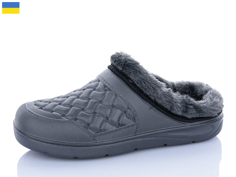 Сабо Inblu (36-41) L08 сірий (зима)