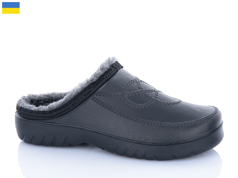 Сабо Inblu (36-41) Ж64 чорний (зима)