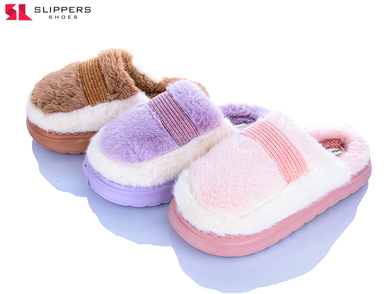 Тапочки Slipers (36-41) 172 mix (зима)