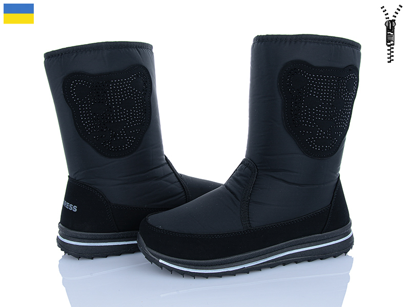 Ботинки Roks (38-42) 3106 чорний (зима)