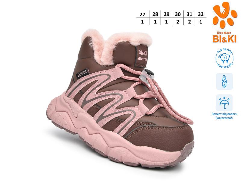 Ботинки OkShoes (27-32) 01442H (зима)